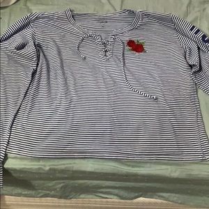 Hollister Long Sleeve Striped Shirt